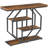 31.5"Tall Entryway Table, Industrial Console Sofa Table with Storage, Narrow Accent Table for Living Room, Entry, Hallway, Entrance, Foyer, Rustic Brown