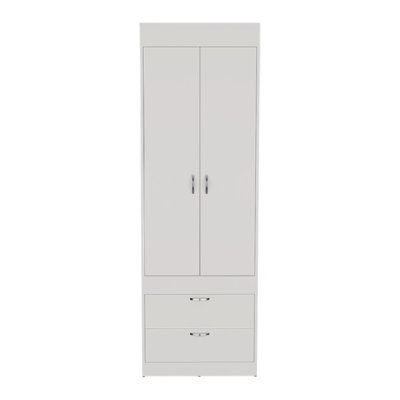 Élégante armoire à deux tiroirs