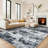 Machine-washable, foldable, ultra-soft short-pile printed rug Modern abstract oil painting style design Suitable for living rooms, bedrooms, studies, and hotels Indoor carpet-1205767162
