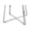 Barta Glass Top Metal Base Dining Table