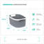 LIVIVO Plastic Decorative Basket