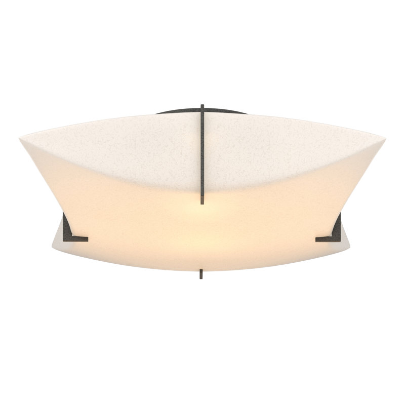 Bento 2 - Light Semi Flush Mount, Natural Iron