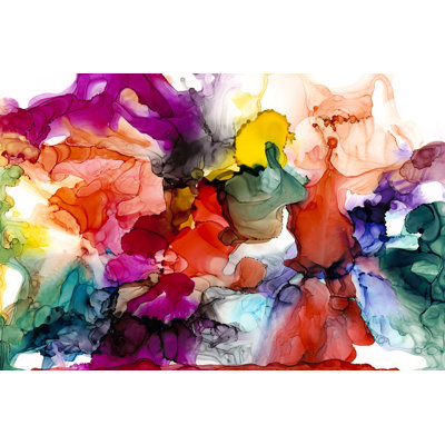 " Jeweltone Prism III " by Jennifer Goldberger Painting Print