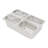 Fruit Pan Large Stainless Steel Pan Food Storage With Acrylic Lids And Water-Filtering Gaskets
