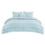 Ensemble d'édredon plissé en microfibre pré-lavé Best vendeur - 89GSM-105529486-105529480