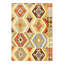 Ikat Area Rug in Gold
