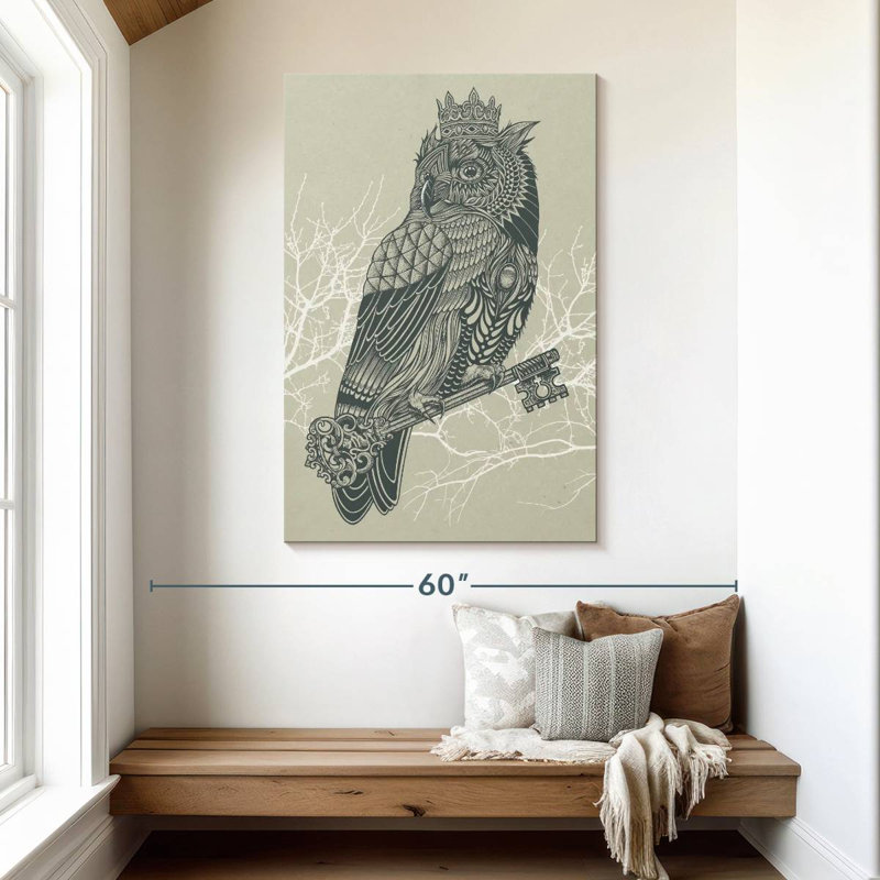 Brampt Owl King, 48" H x 32" W