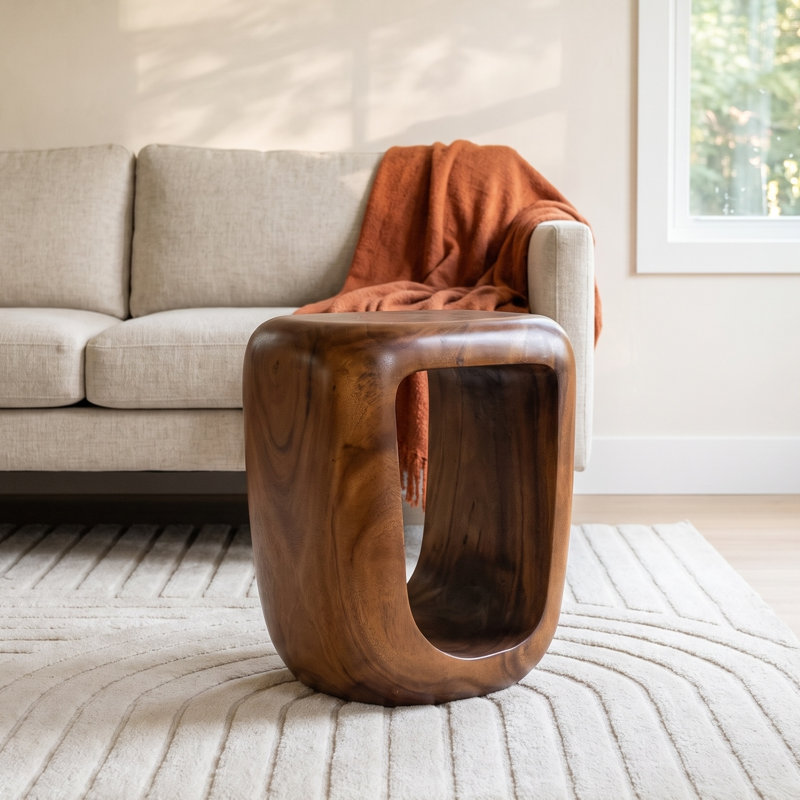 Alpine Solid Wood Accent Stool