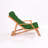 Elegant 3-Piece Garden Table & Chairs Set, Solid Beech Wood, Table: 15.7 x 15.7 x 15.7 inches | Chairs: 19.7 x 31.9 x 19.7 inches | No Varnish, Water-Based Preservative, Green & Natural Finish | Perfect for Outdoor Relaxation-893754693