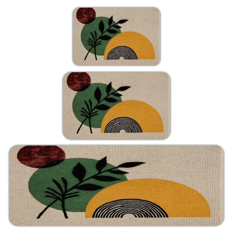 Tapis de cuisine, chambre et salle de bain 3 pièces Trio Bunny & Egg