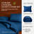 BedVoyage Duvet Cover 3pc Set - 100% Viscose from Bamboo - Cooling & Lightweight-1789193226-1789193216