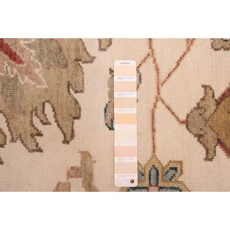 Tapis ivoire Jules Serapi 10 pi 1 po x 13 pi 9 po
