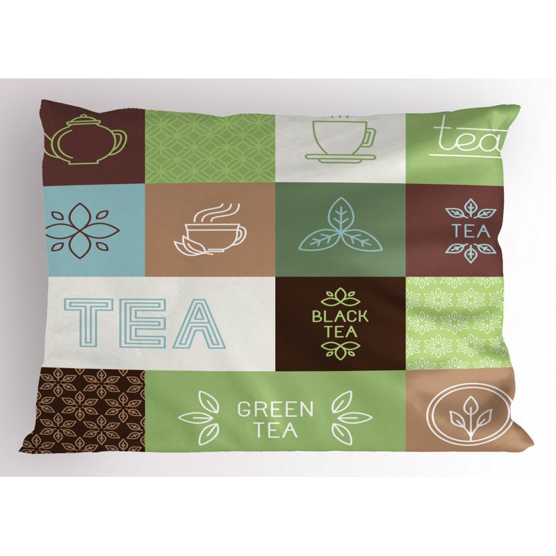 Tea Polyester Sham Set, Twin