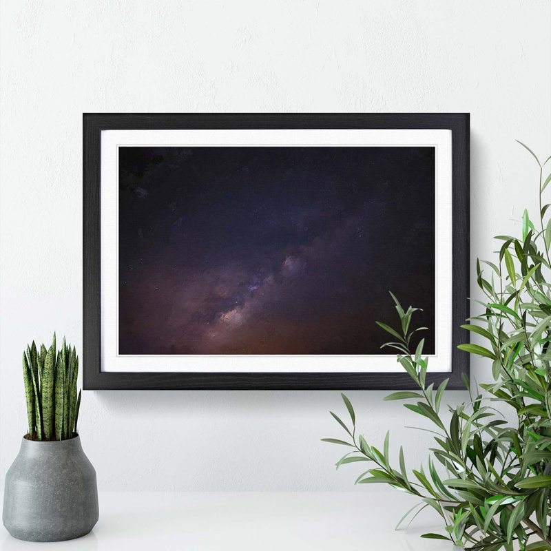 Out of Space Vol.45 in Abstract - Picture Frame Graphic Art Print, Black Framed, 27cm H x 36cm W x 2cm D