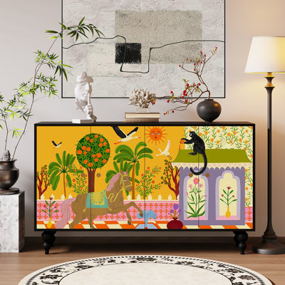 French-style retro minimalist sideboard