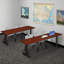 Neyland Cain T-Base Training Table and 2 Stacking Chairs-32520324-32520329-32520330