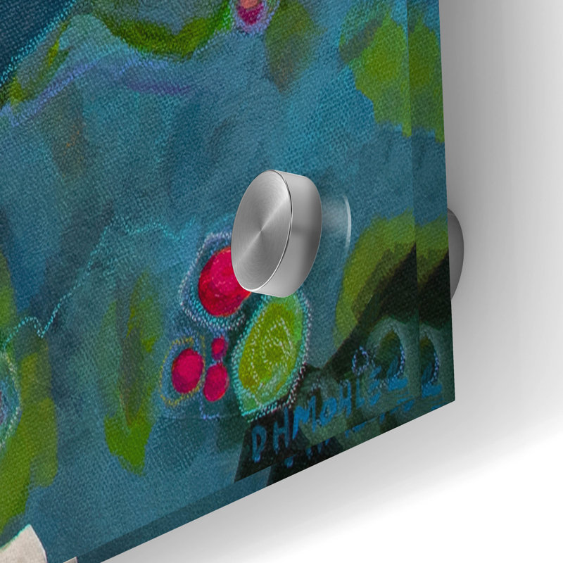 Art mural en verre acrylique épique «Smooth Coasting» par Dorothy Holmes Mohler, 36 po x 24 po, H 24 po x l 36 po