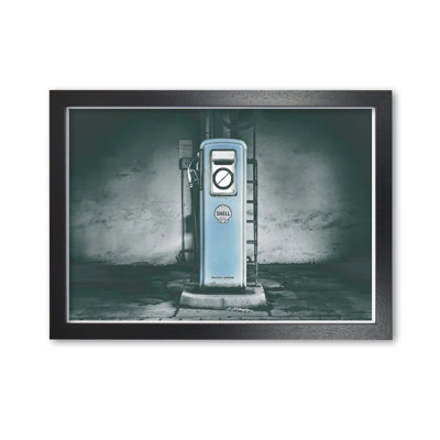 Little Blue Gas Pump - Print