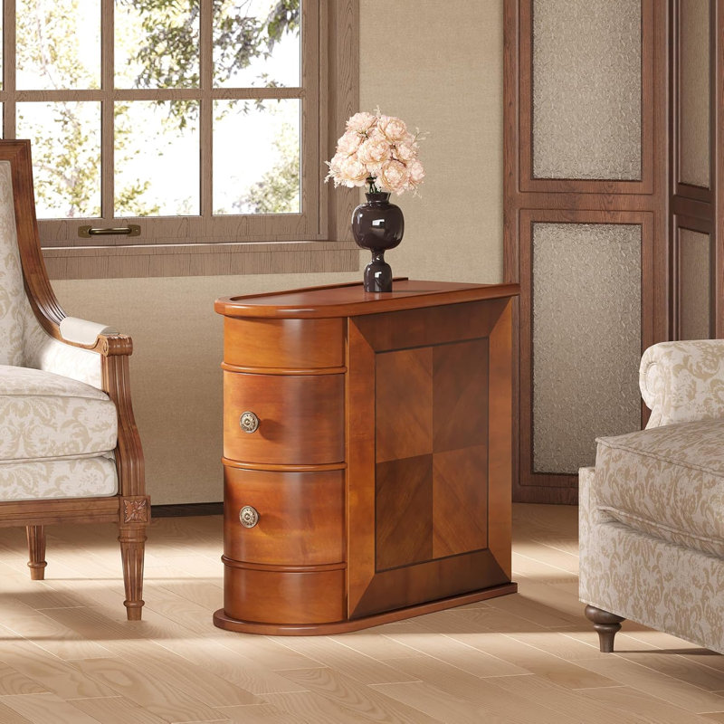 Retro Slim Bedside Cabinet