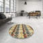 Tapis décoratif multicolore à motif abstrait-270433593