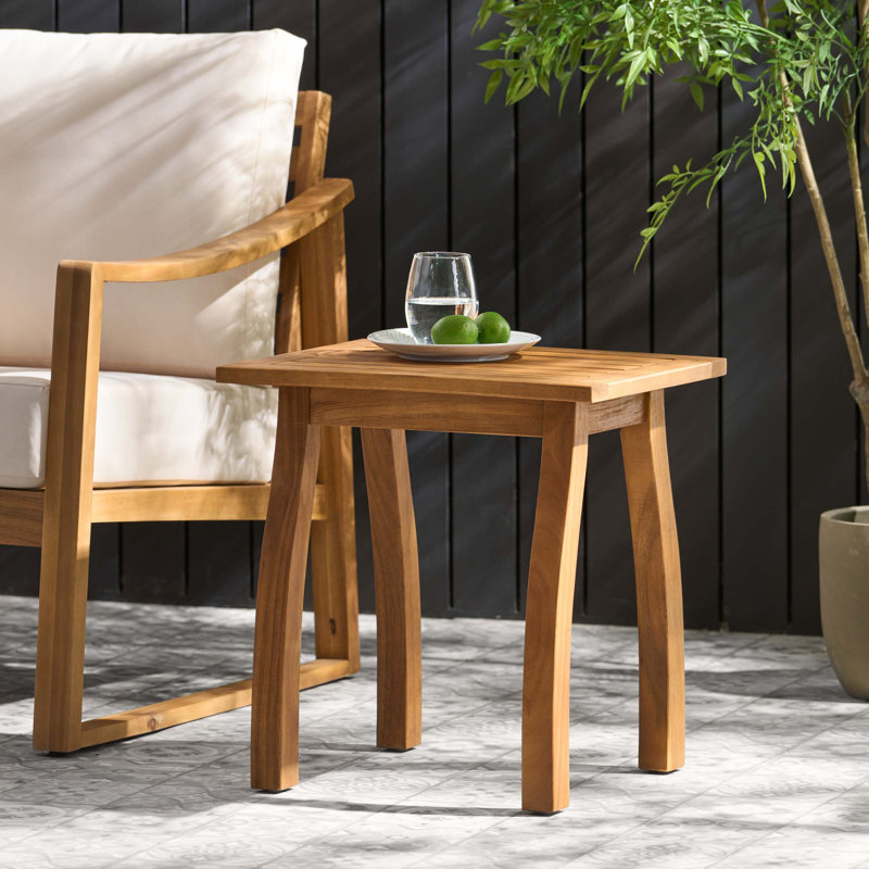 Table d'appoint Selma, Teck