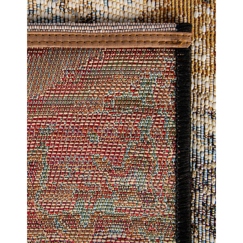 Keazia Indoor/Outdoor Area Rug, Square 7'10"