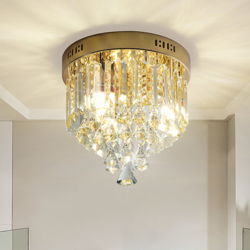 Janeva 3 - Light 28cm Crystal Dimmable Flush Mount