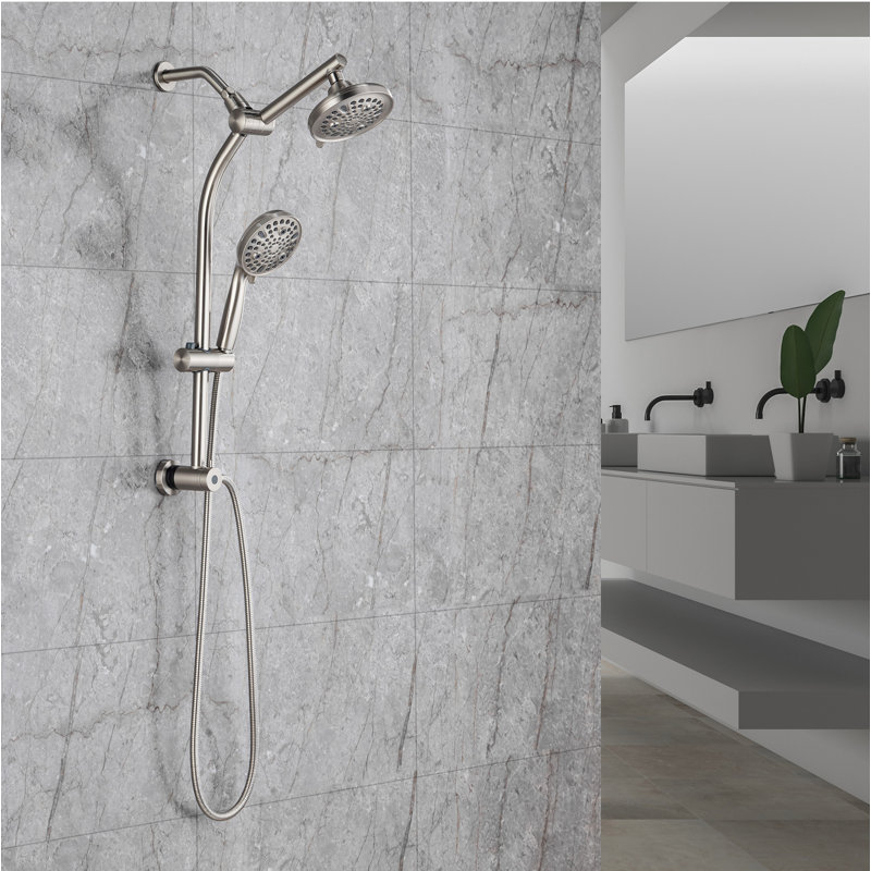 Système de douche complet, Nickel brossé