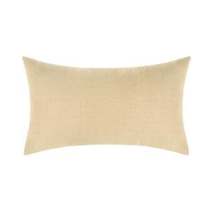 Paloma Hemp Fabric Ochre Amber Standard Sham, King, Yellow