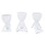 Ceramic Abstract Figurine Sculptures, Set of 3-600166459