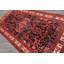 Tapis géométrique traditionnel noir en laine noué à la main 5 pi 1 po x 9 pi 10 po