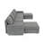 Chenille Modular Sectional Sofa,U Shaped Reversible Couch,Free Combination