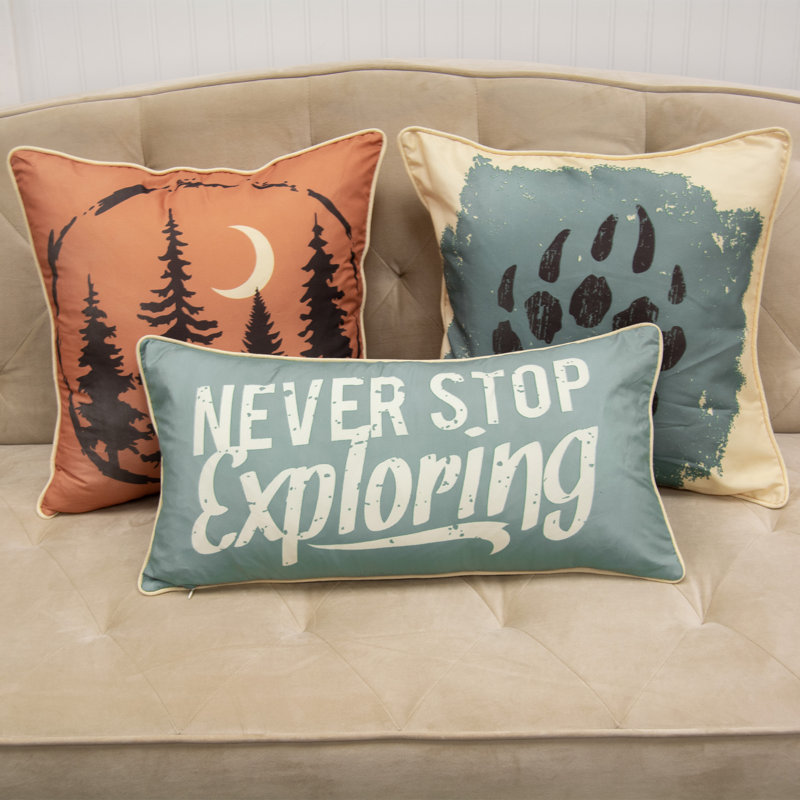 Bear Totem Rectangular Pillow Cover & Insert
