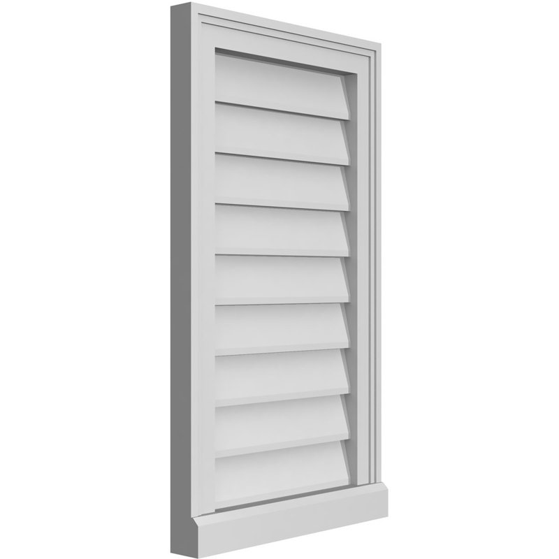 Cadre de seuil Brickmould, brun clair apprêté, H 28 po x l 16 po x P 2 po