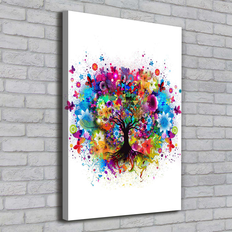 Abstract Tree - Wrapped Canvas Print