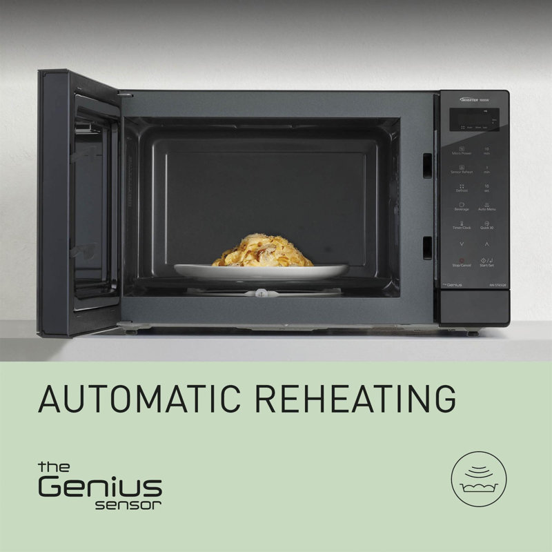 Panasonic NN-ST65QBBPQ 32L Solo Microwave with Genius Sensor - Black