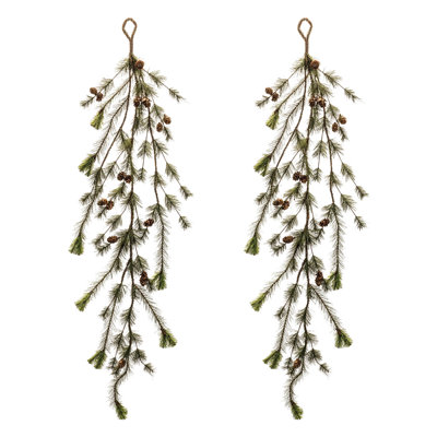 Pine and Pincone Garland (Set of 2)