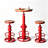 Jermeshia 2 - Person Pine Pedestal Dining Set-1888808953-1888808950