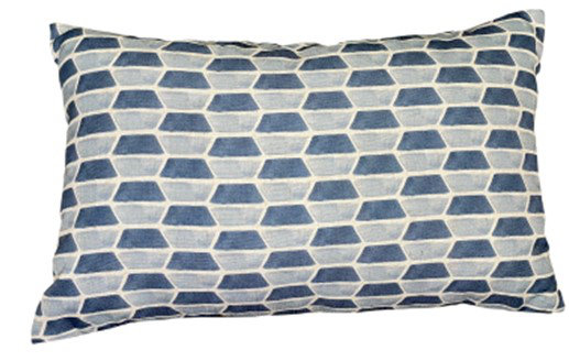 Mittler Feather Abstract Rectangle Cushion