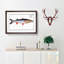 Sea-Pike Fish by M.E. Bloch - Picture Frame Painting Print-55613797-55613798