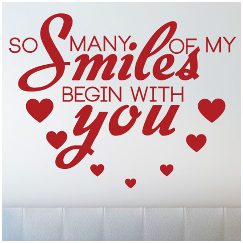 Wall Decal, Dark Red, Large