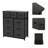 Metal 31.5'' W 9 - Drawer Dresser