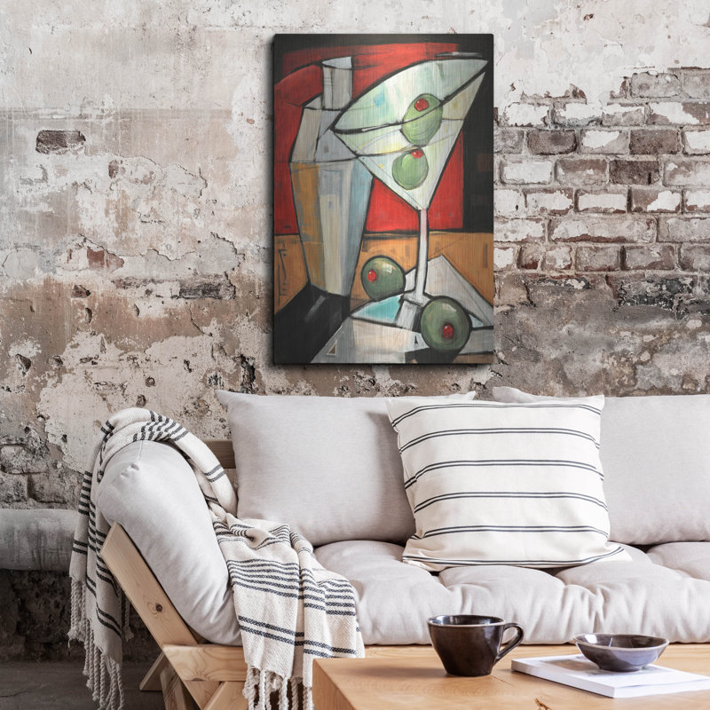 «Shaken Not Stirred» par Tim Nyberg, H 36 po x l 24 po