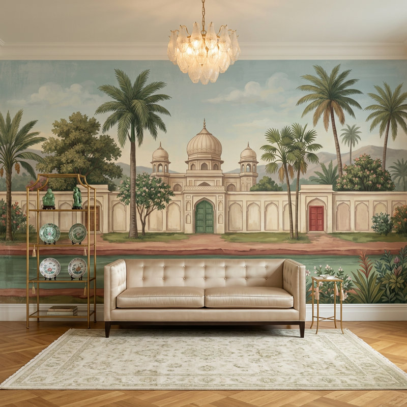 Décoration murale murale de style tropical tropical, Non tissé, 200"x120"