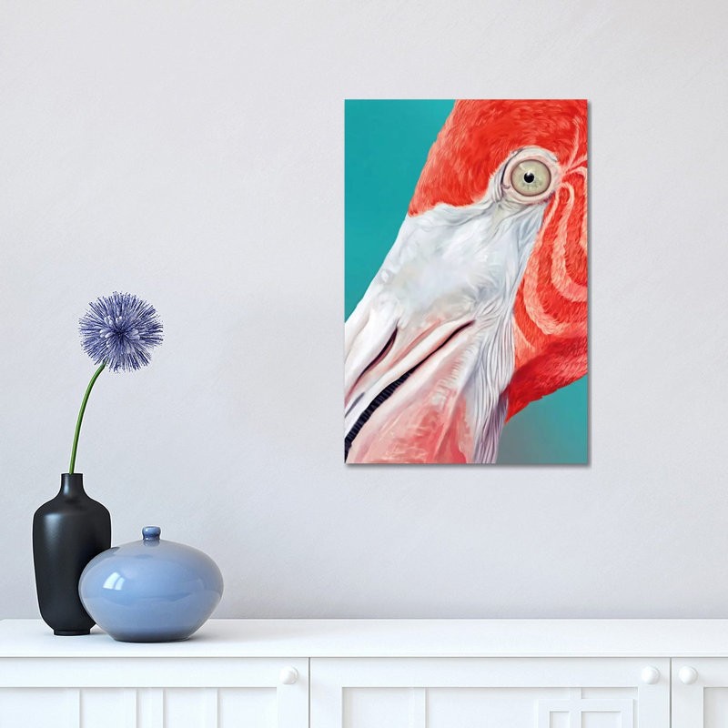 Flamingo 1 Piece Wrapped Canvas Wall Art, 45.72cm H x 30.48cm W