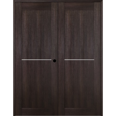 Porte double standard en bois manufacturé Avon 07 1H