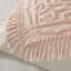 Ensemble de couvre-lit médaillon en coton touffeté Blush
