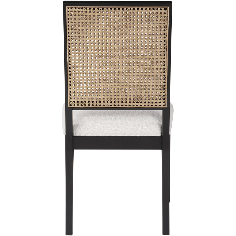  Solid Wood Side Chair, Black