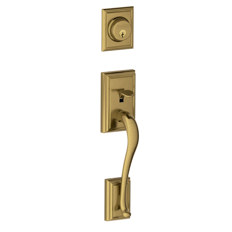 Addison Exterior Handleset, Antique Brass