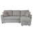 100 % polyester gris foncé est en rupture de stock